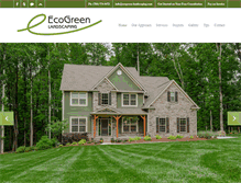 Tablet Screenshot of ecogreen-landscaping.com